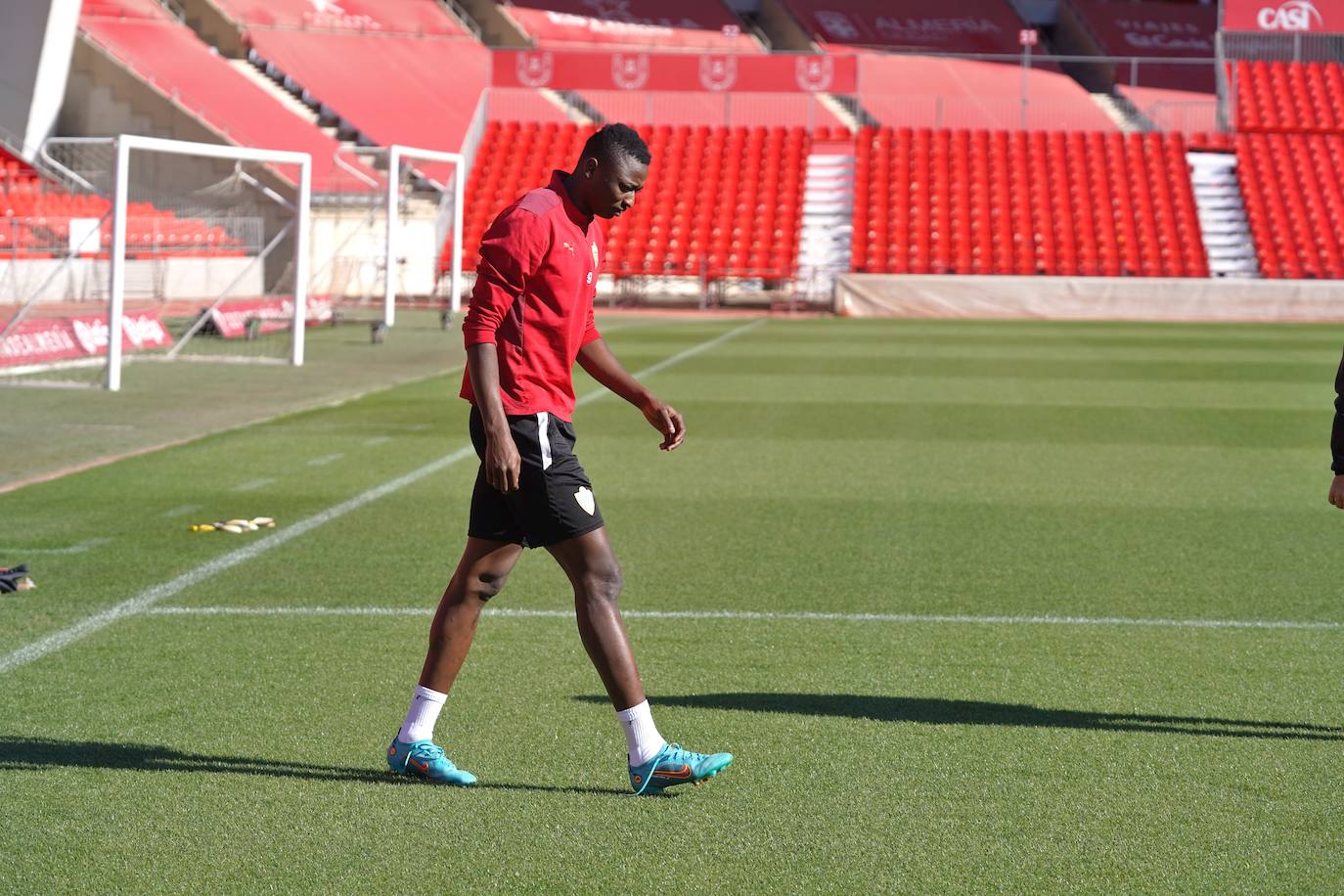 Sadiq Umar está preparado para jugar mañana en El Alcoraz. 