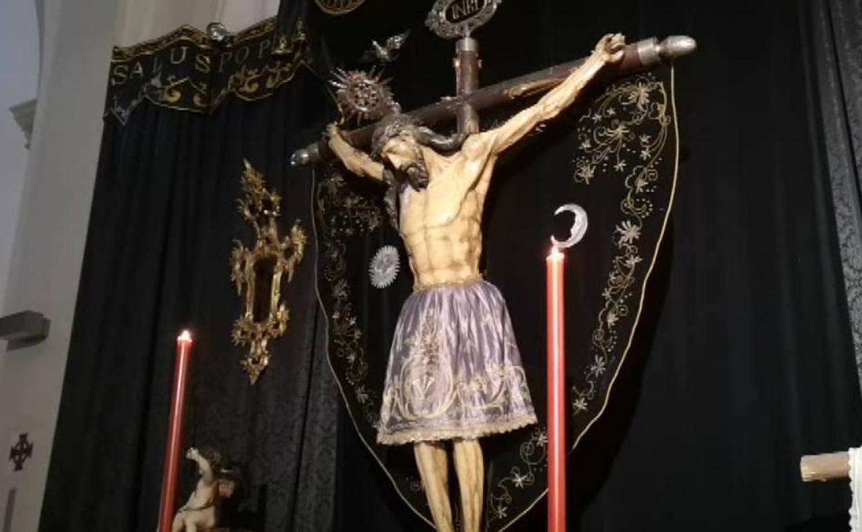 Imagen del Cristo de la Salud atribuida a Diego de Siloé. 