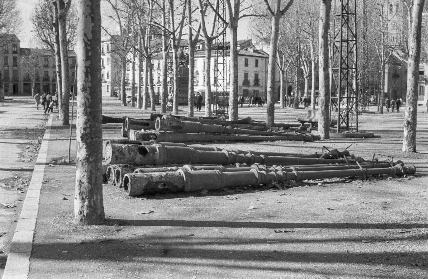 Paseo del Salón en 1960.