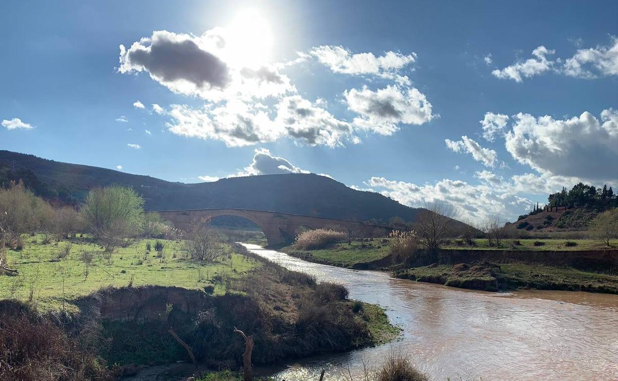 Imagen del Giribaile, el embalse con mayor escasez de la provincia. 