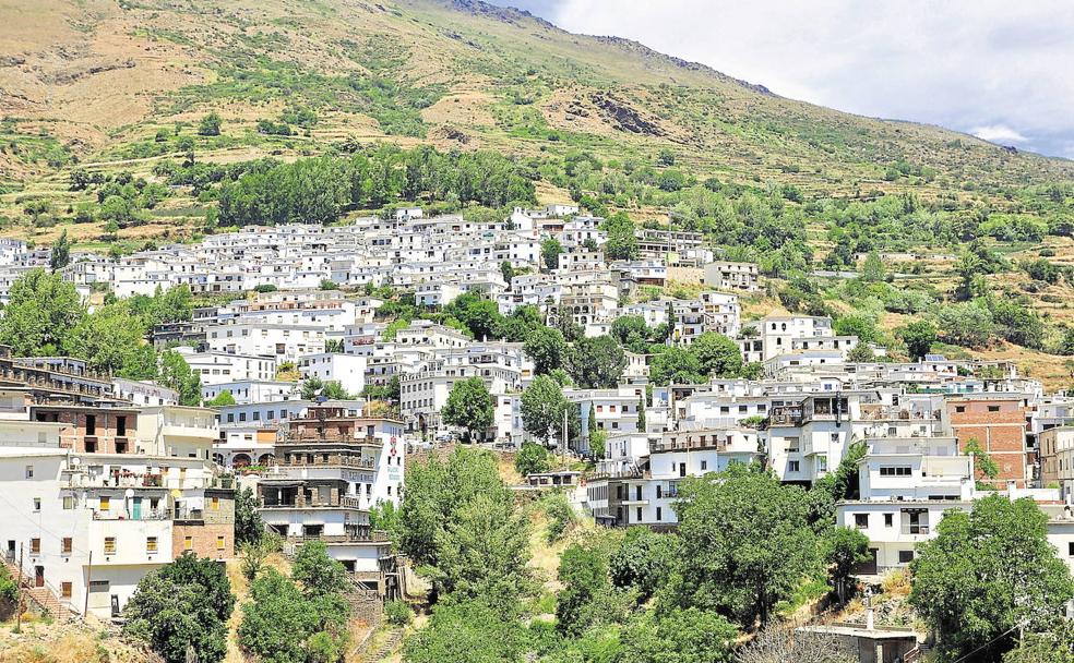 Una panorámica general de Trevélez