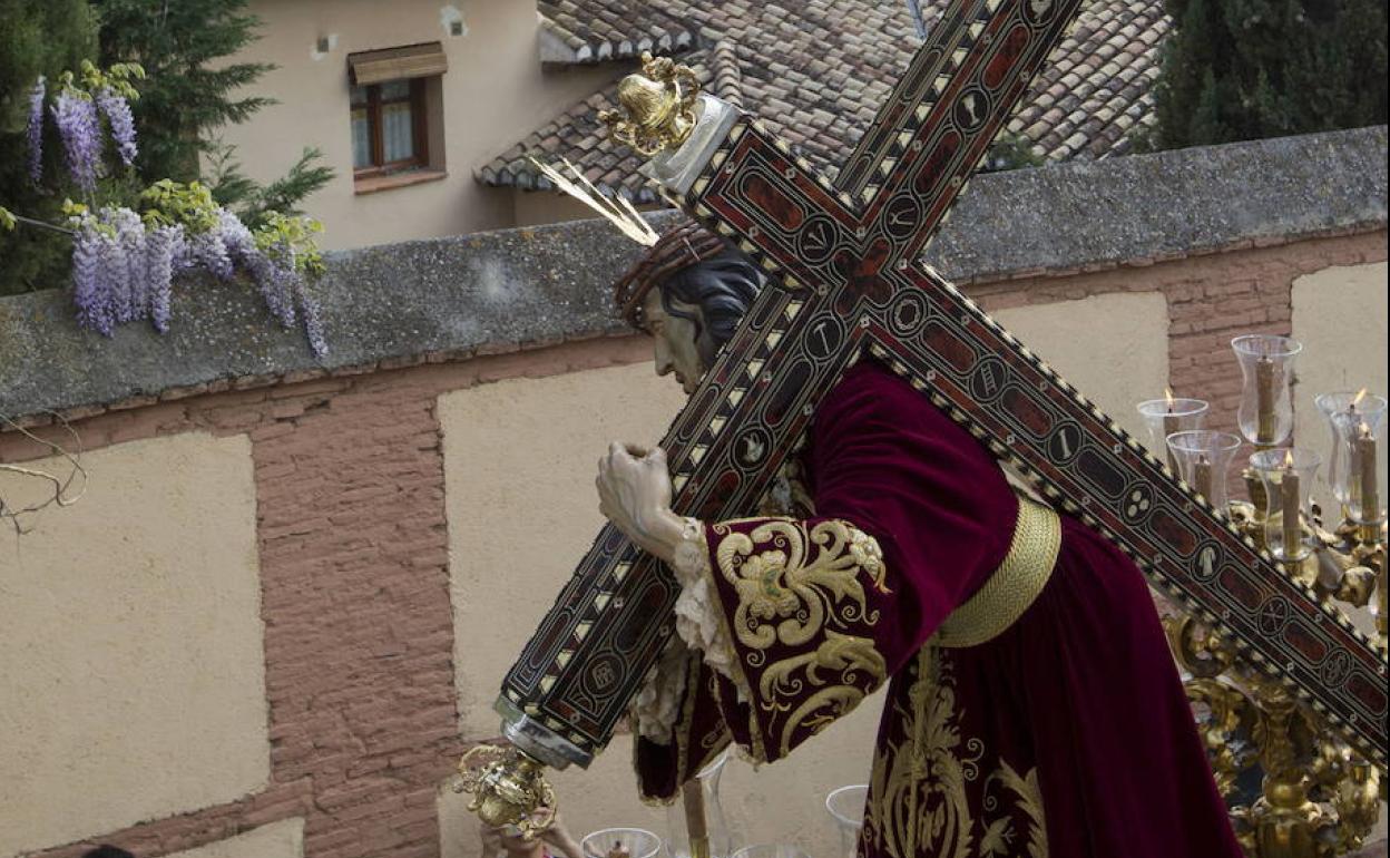 Imagen de la cofradía del Vía Crucis. 