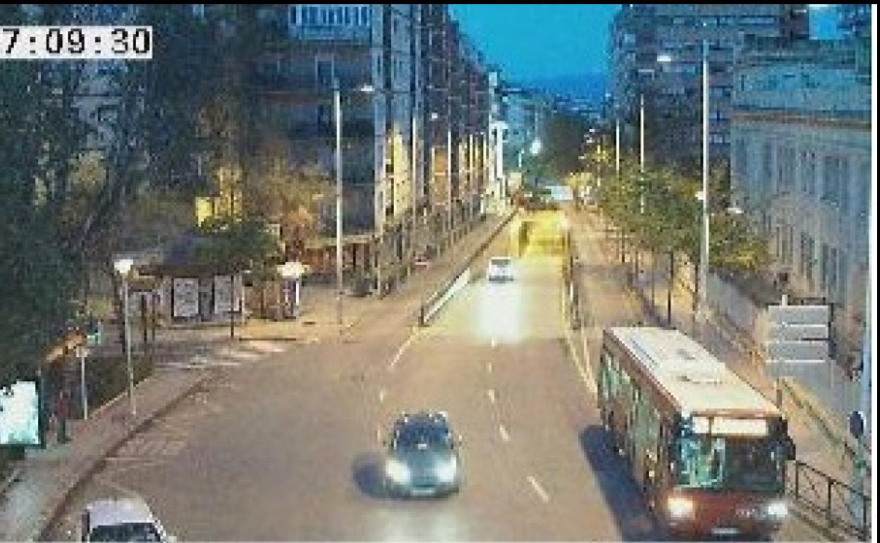 Circulación en la avenida de Madrid este jueves