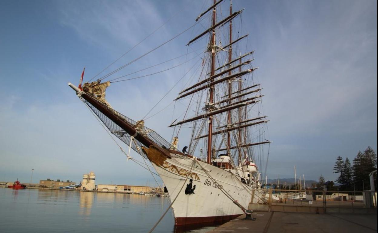 El lujoso velero Sea Cloud. 