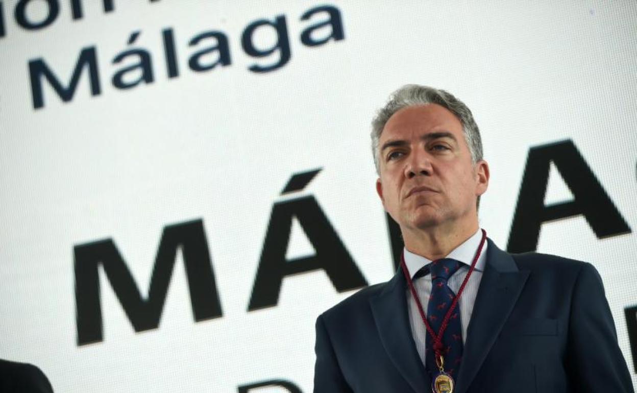 El consejero de Presidencia de la Junta de Andalucía, Elías Bendodo. 