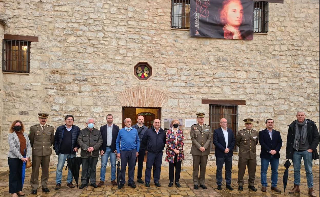 Autoridades, en el estreno de la muestra.