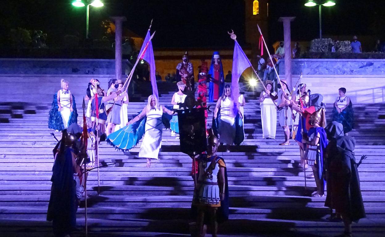 Una de las ceremonias de las Fiestas de Cástulo del año 2021. 