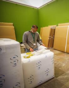 Imagen secundaria 2 - Movimiento de las piezas dentro del Museo. 