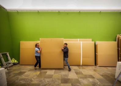 Imagen secundaria 1 - Movimiento de las piezas dentro del Museo. 