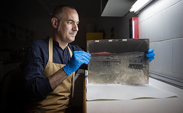 Imagen principal - Restauración de negativos antiguos. 