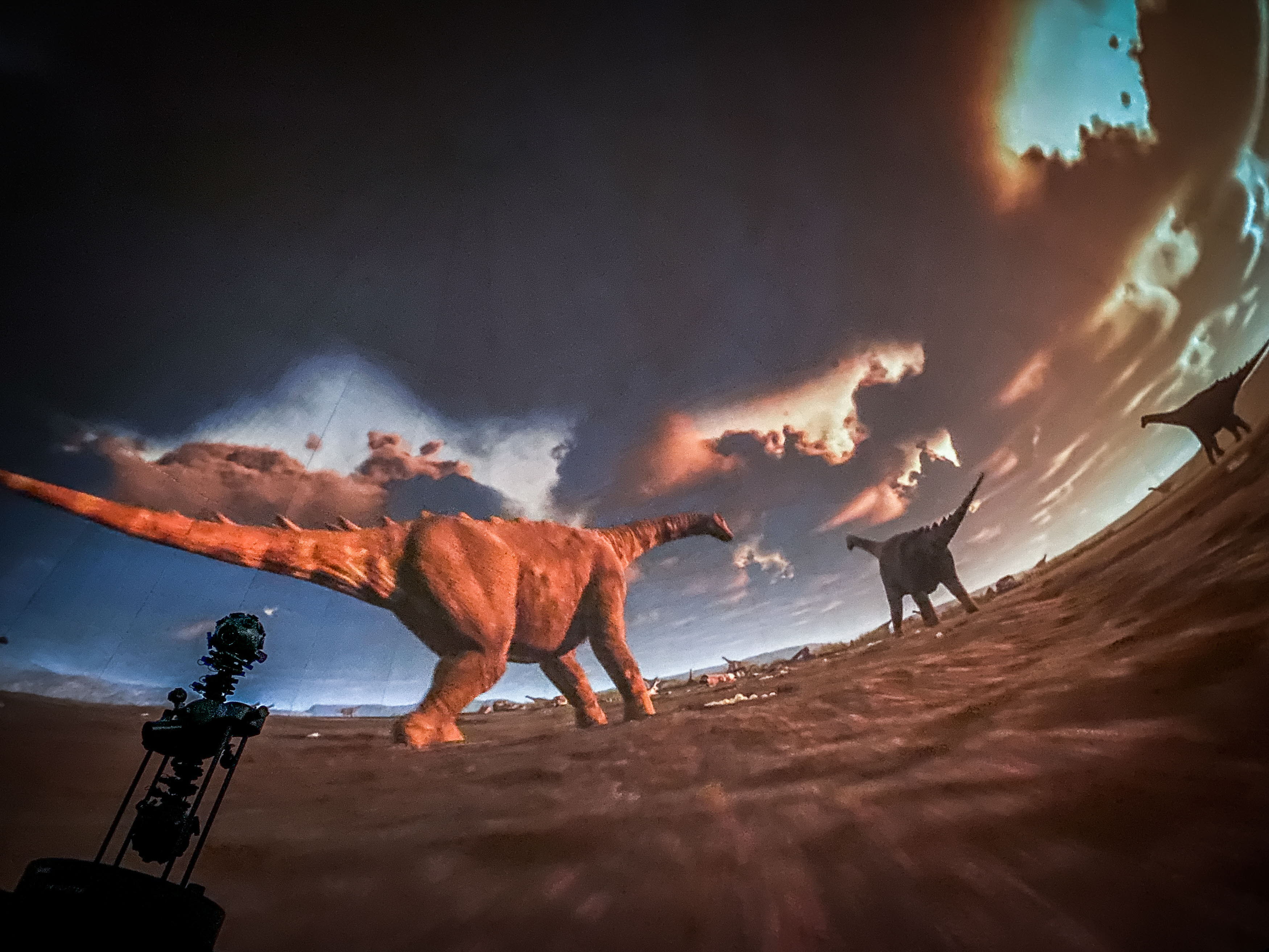 Proyección en el Planetario del Parque de las Ciencias.