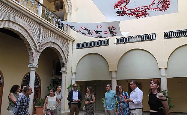 'Olivar flamenco', en el patio del Salón Mudéjar.