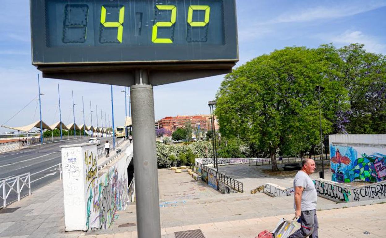 Los termómetros, por encima de 40 grados en Andalucía esta semana