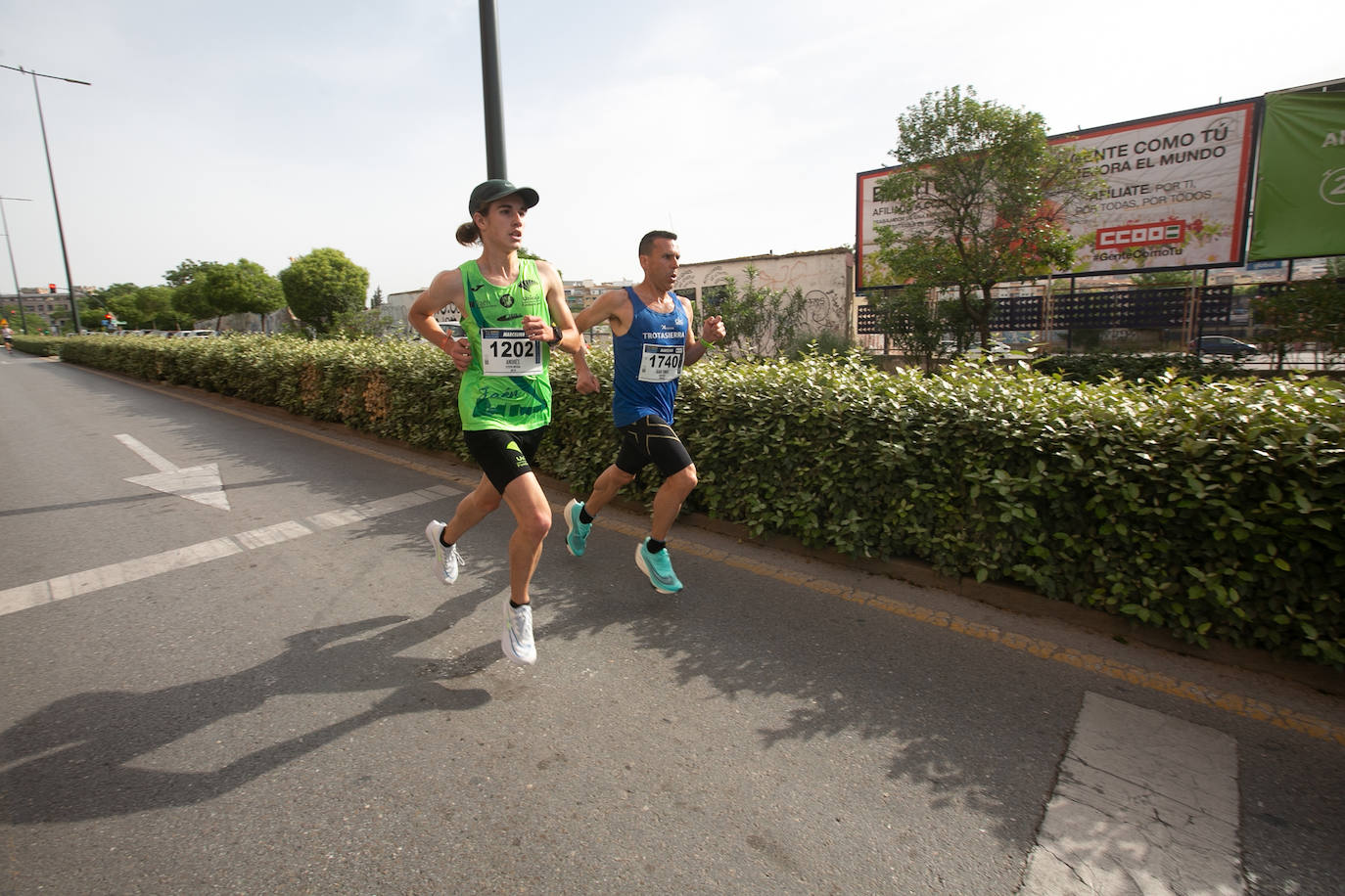 La carrera se celebra este domingo en Granada.