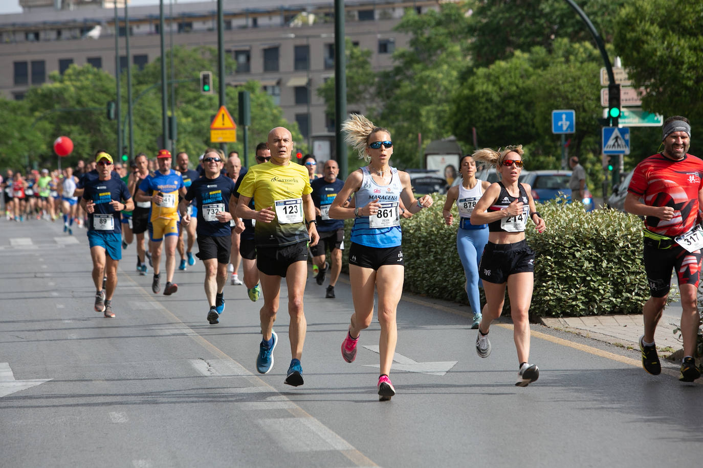La carrera se celebra este domingo en Granada.