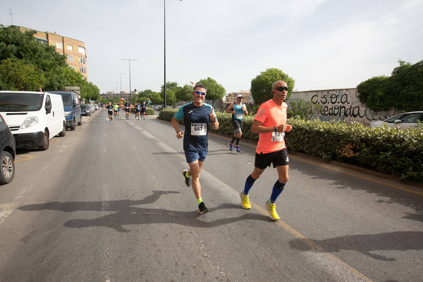 La carrera se celebra este domingo en Granada.