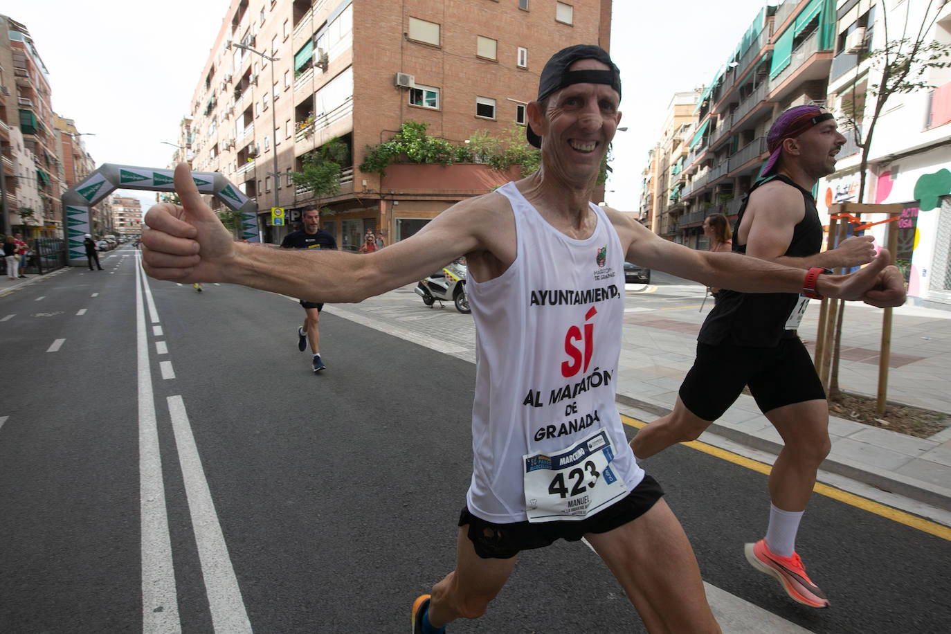 La carrera se celebra este domingo en Granada.