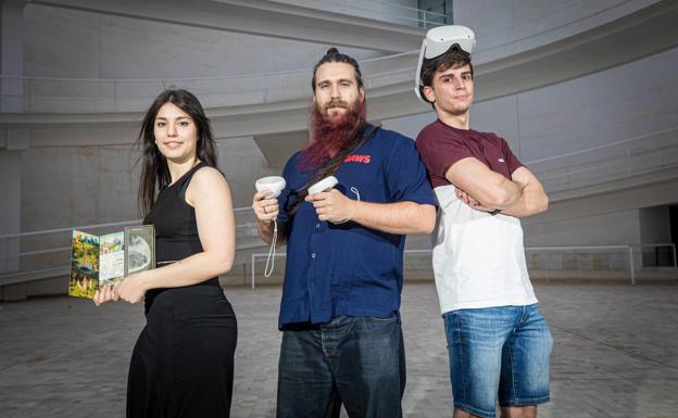 Ana Casero, Miguel Ángel Hernández y Pablo Torcuato.