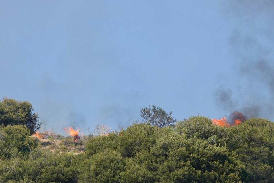 El fuego se ha originado en una zona cercana a viviendas y la Abadía del Sacromonte