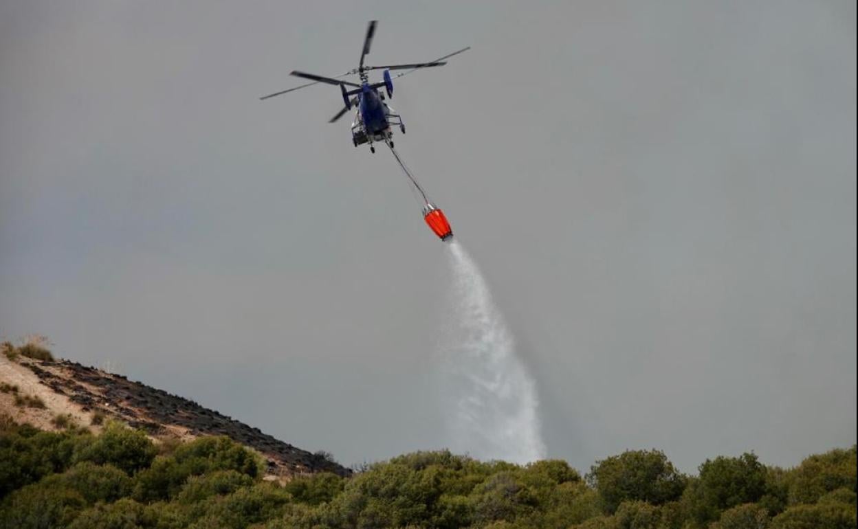 Incendio en San Miguel.