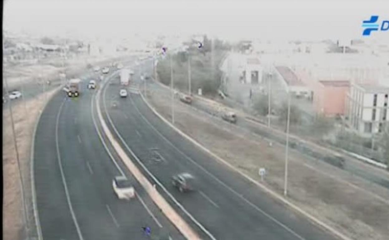 Circulación en Circunvalación este jueves.