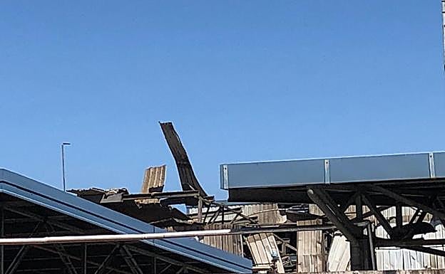 Desperfectos causados por la explisión