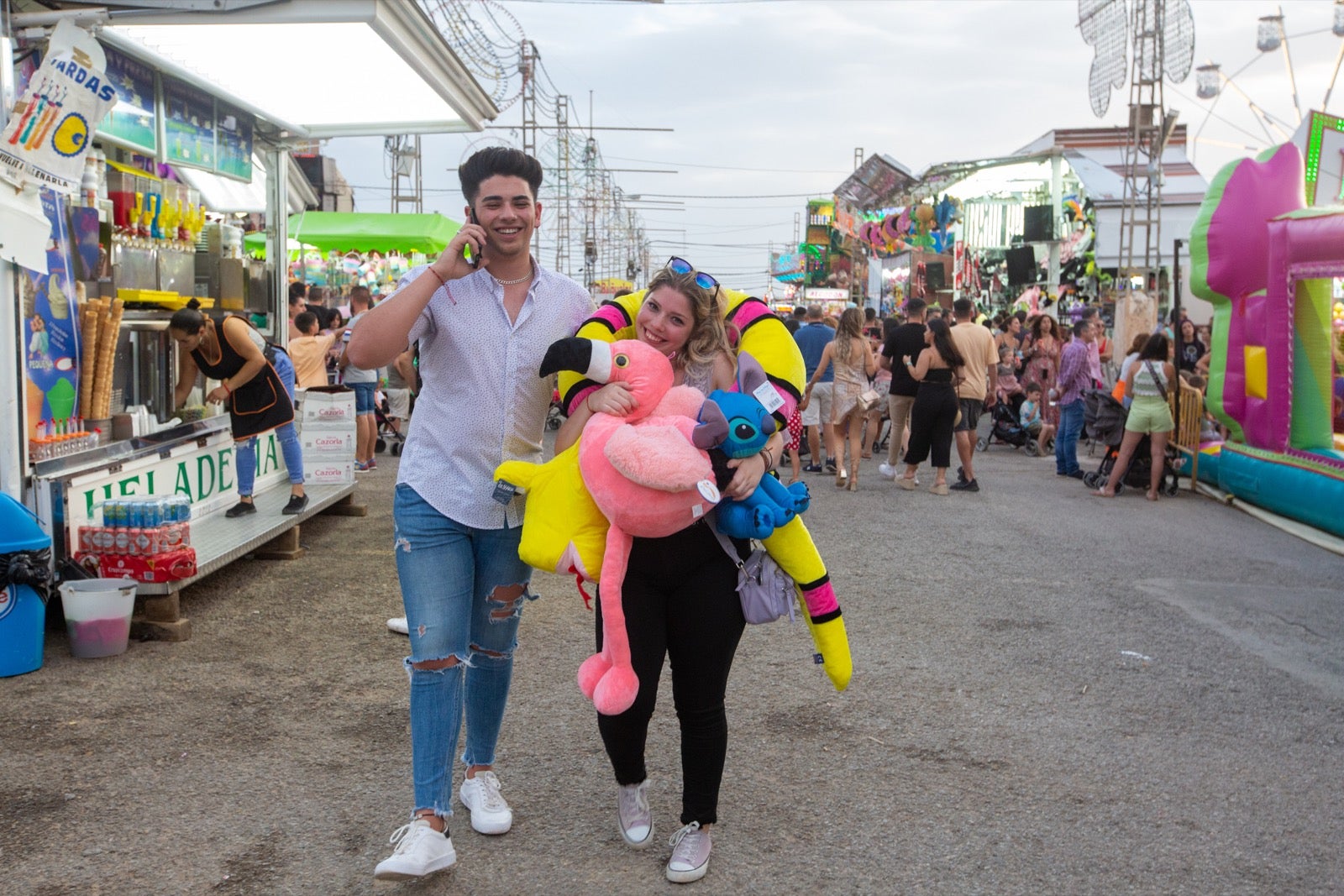 Fotos: El día de los columpios en la Feria del Corpus