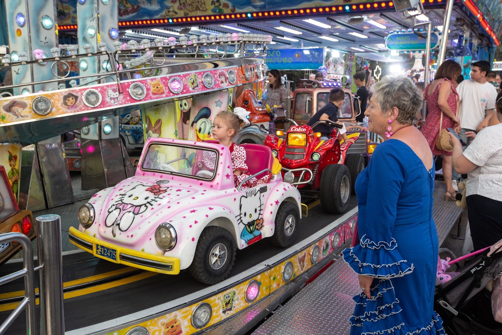 Fotos: El día de los columpios en la Feria del Corpus