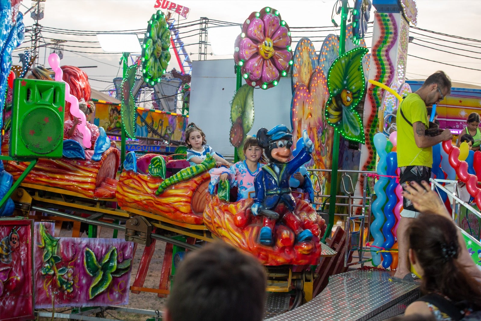 Fotos: El día de los columpios en la Feria del Corpus