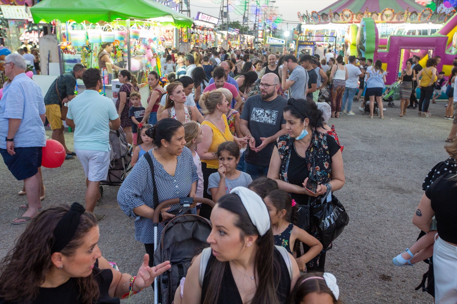 Fotos: El día de los columpios en la Feria del Corpus