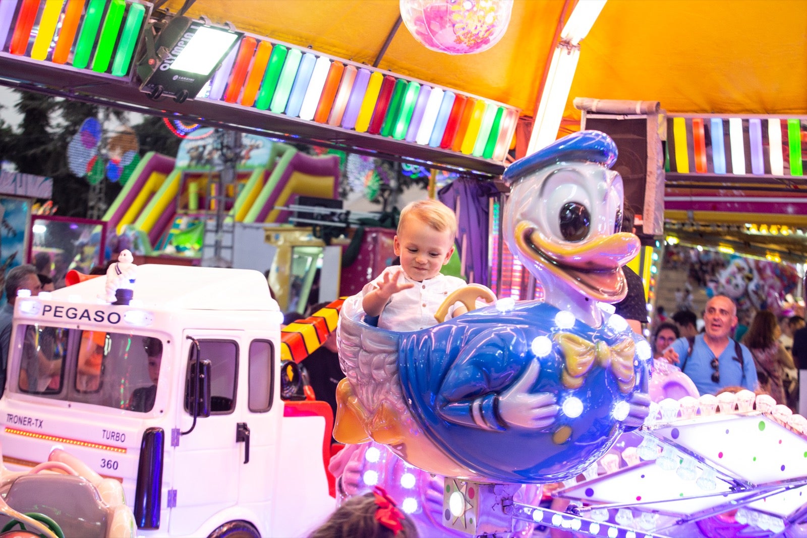 Fotos: El día de los columpios en la Feria del Corpus