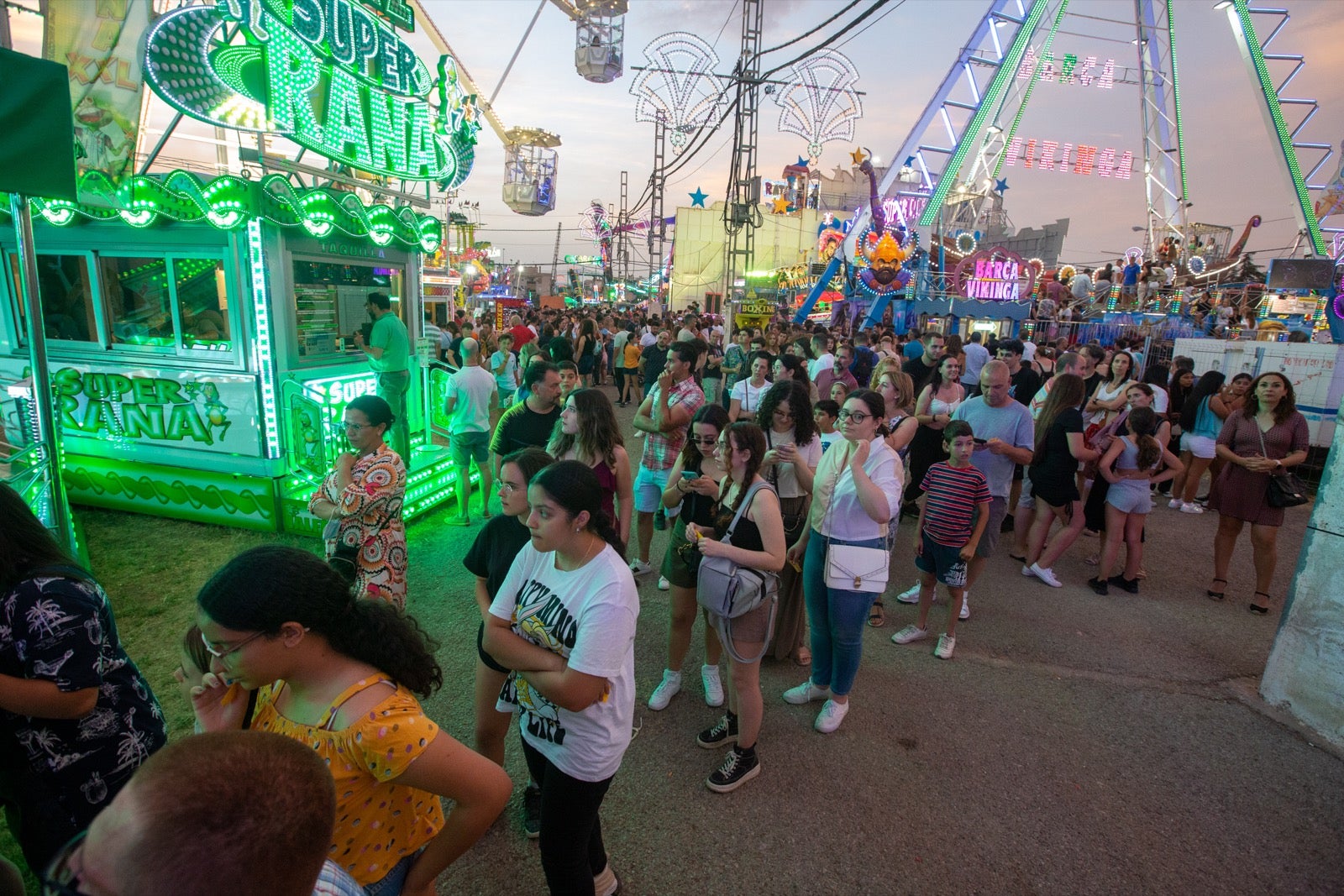 Fotos: El día de los columpios en la Feria del Corpus