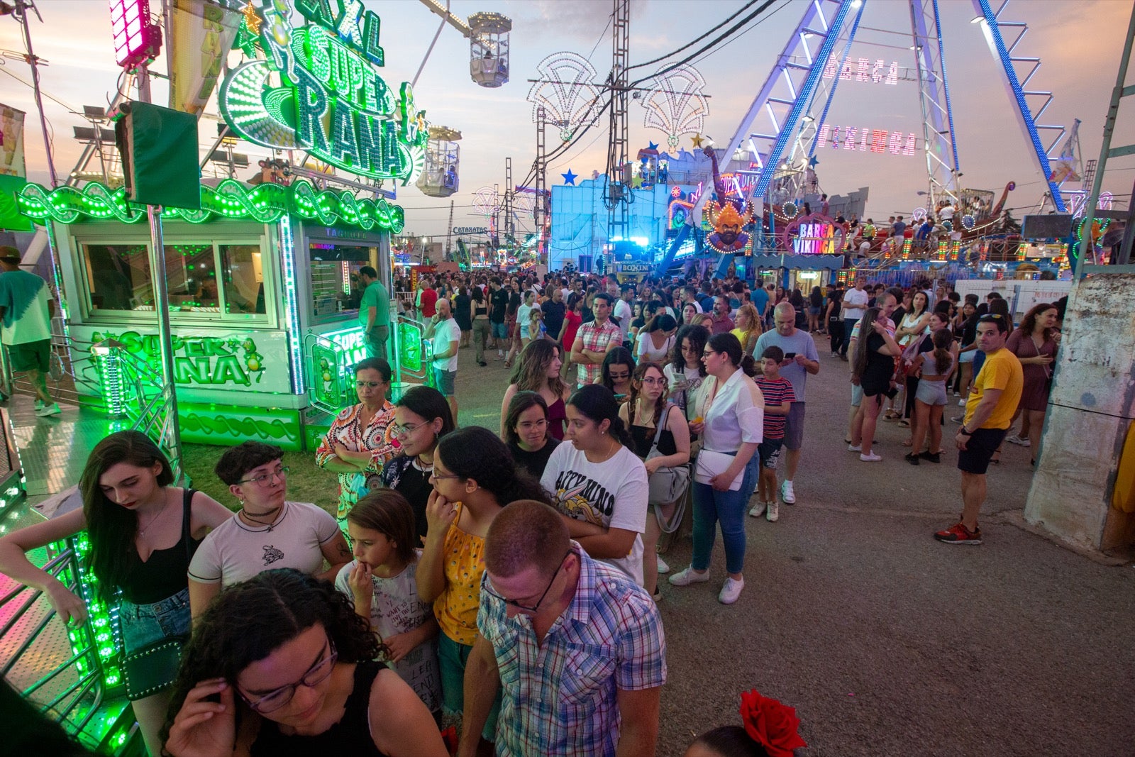 Fotos: El día de los columpios en la Feria del Corpus