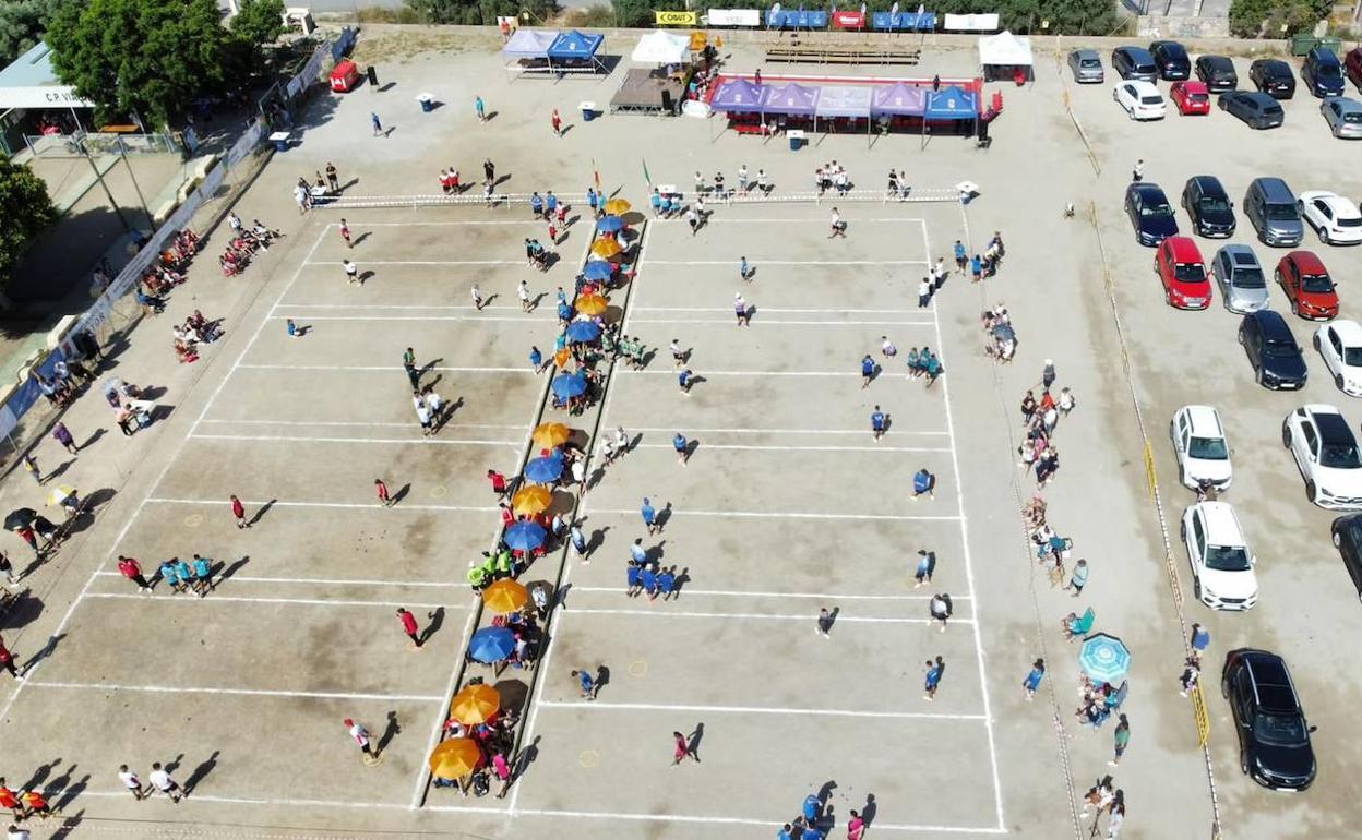 Vista aérea de la competición celebrada durante el pasado fin de semana. 