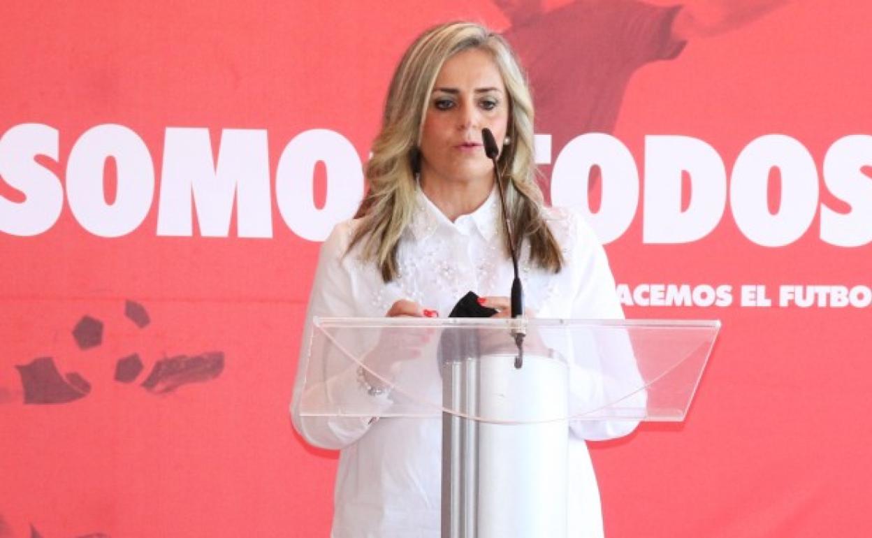 Mónica Ruiz, presidenta de la Federación de Peñas del Almería. 