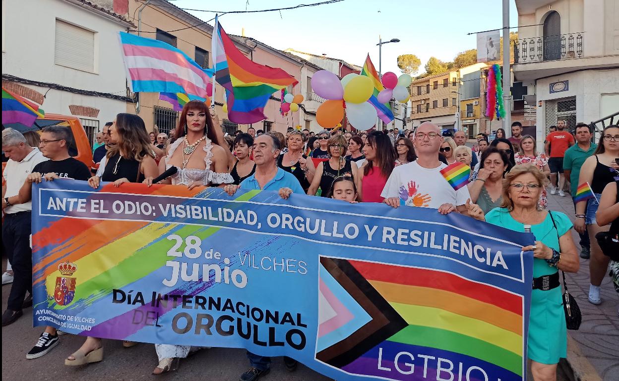 Marcha que tuvo lugar en la localidad jienense de Vilches. 