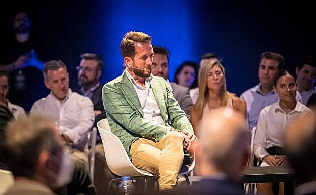 Berdonés, durante la jornada. 