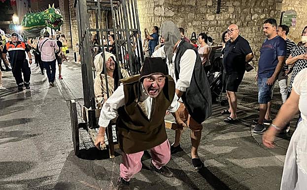 Los campesinos recrearon el miedo que pasaron los jienenses. 