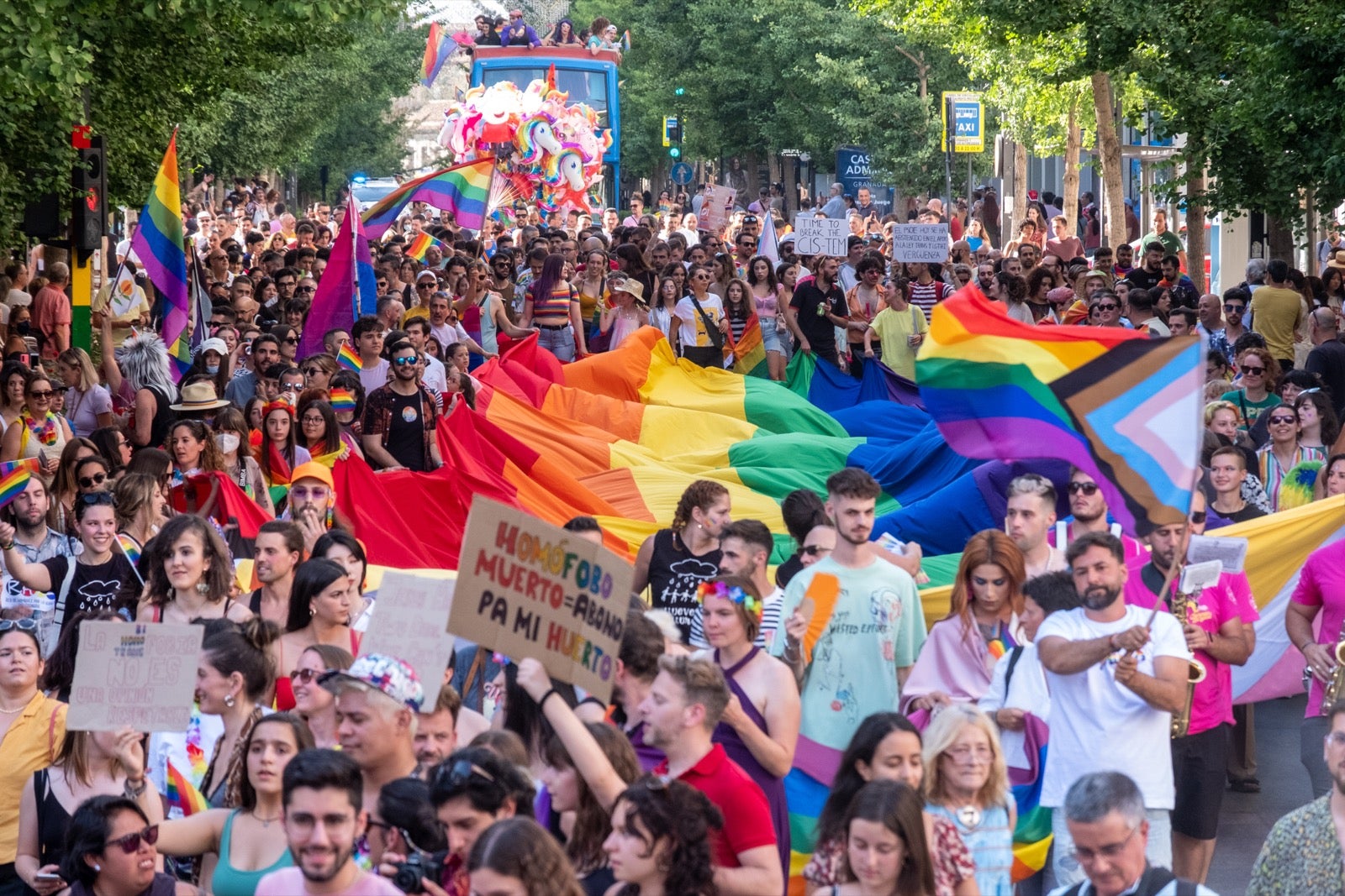 Celebración del Día del Orgullo Gay en Granada