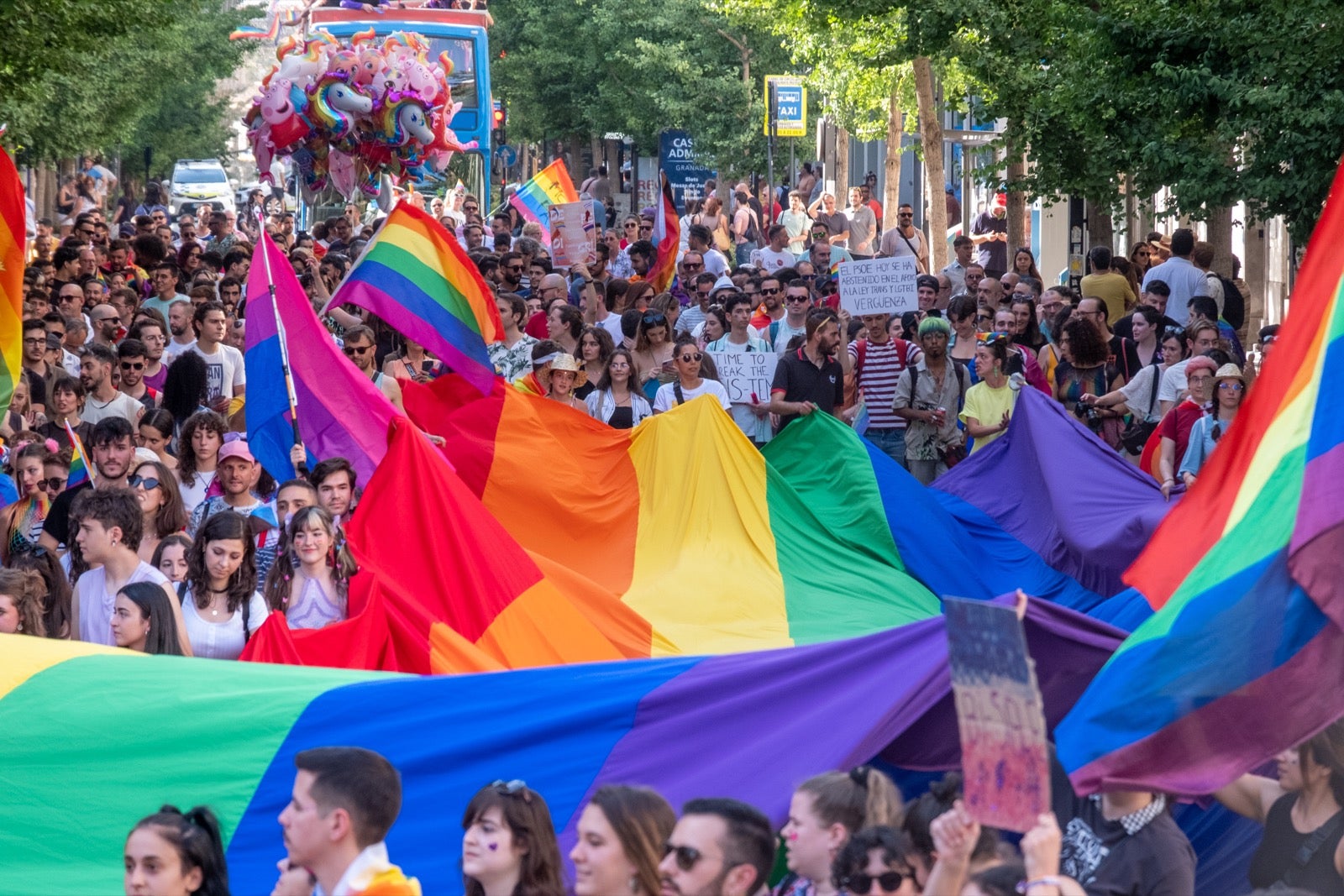 Celebración del Día del Orgullo Gay en Granada