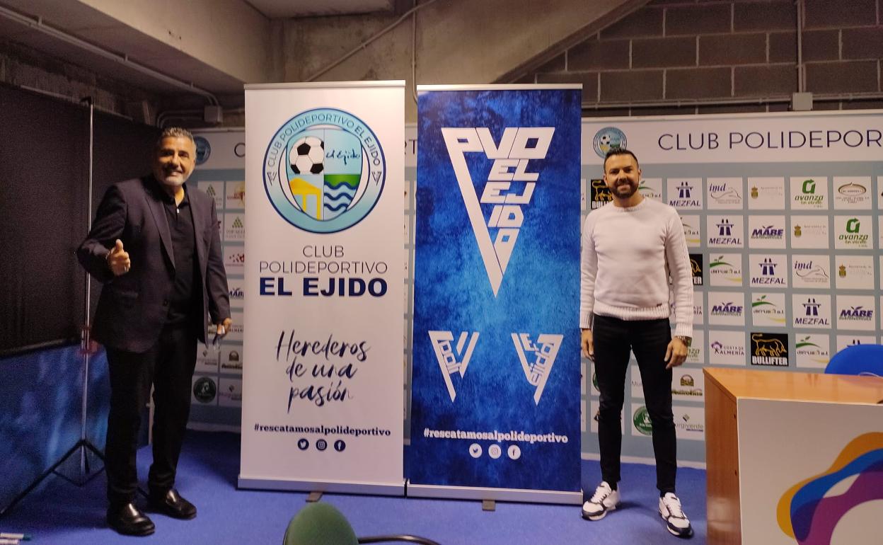 Alejandro Bouza, presidente; yJavi Fernández, director general, dos puntales del club celeste.