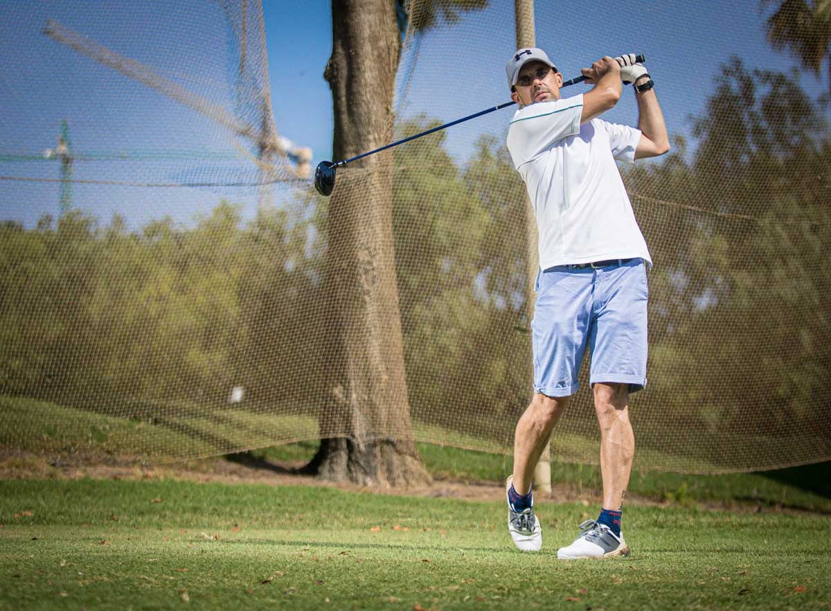José Luis Martínez-Almeida, alcalde de Madrid, ganó la prueba combinada del Trofeo Ciudad de Madrid de golf que organiza el club Motril Playa Granada en agradecimiento a su socios madrileños en Los Moriscos