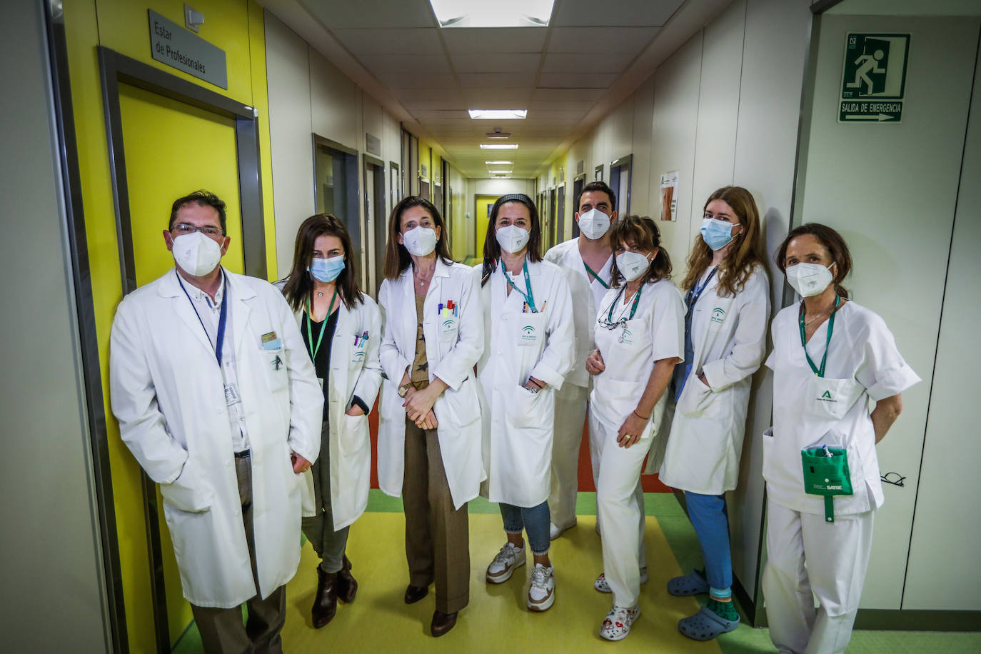 El equipo de la unidad de trastornos del sueño del Virgen de las Nieves.