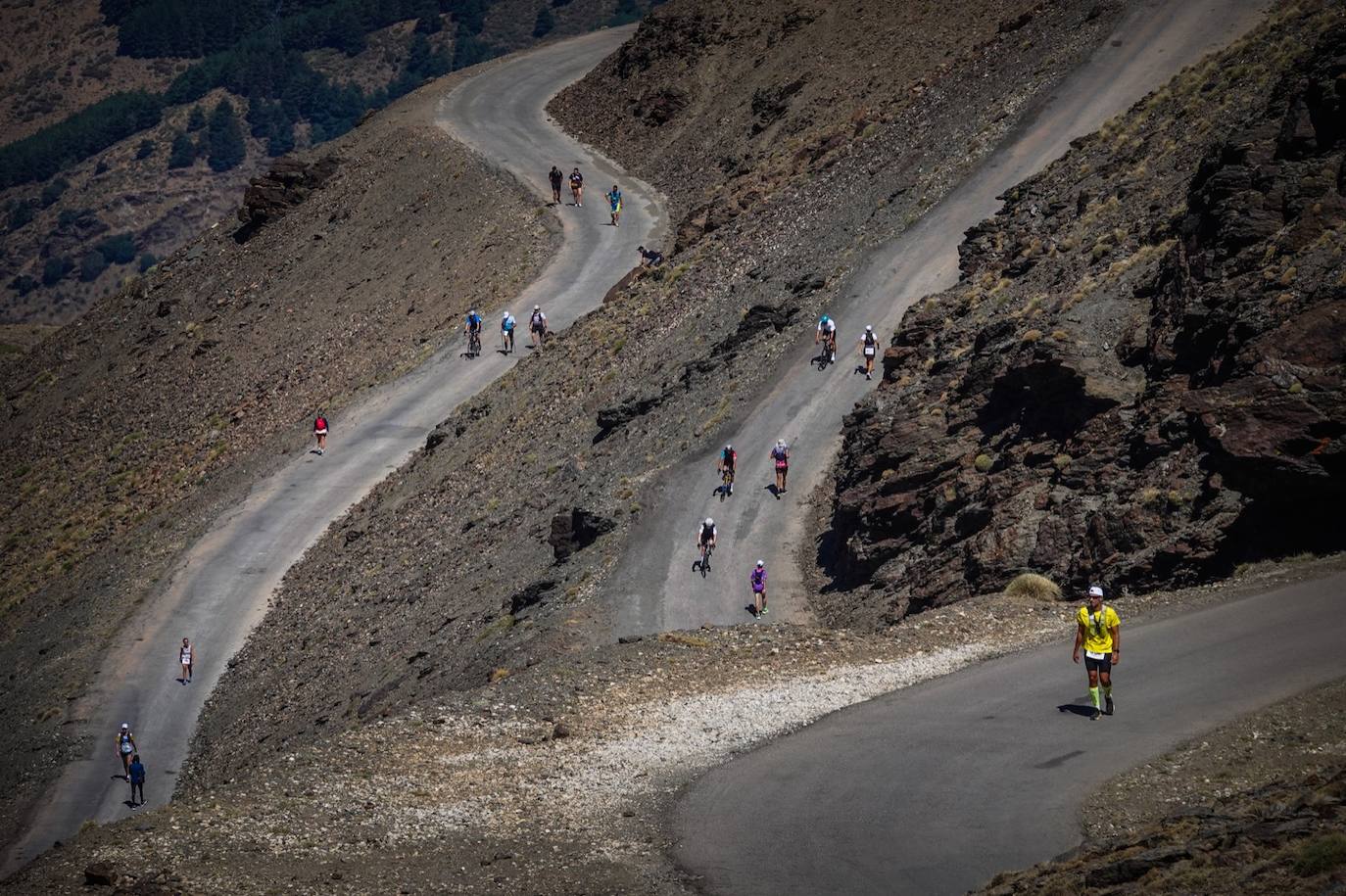 La 38 edición de la Subida Internacional Pico Veleta se ha celebrado este domingo.