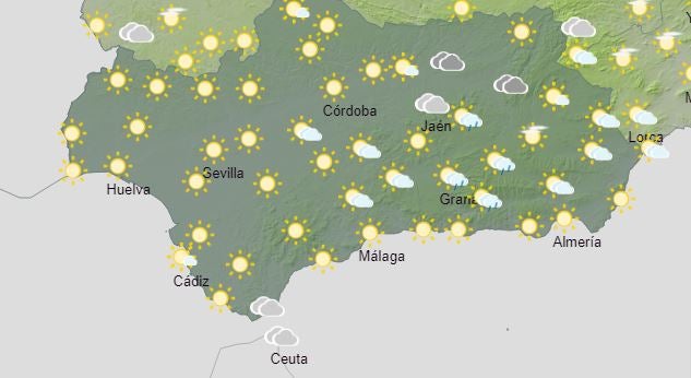 Lluvias en Andalucía. 