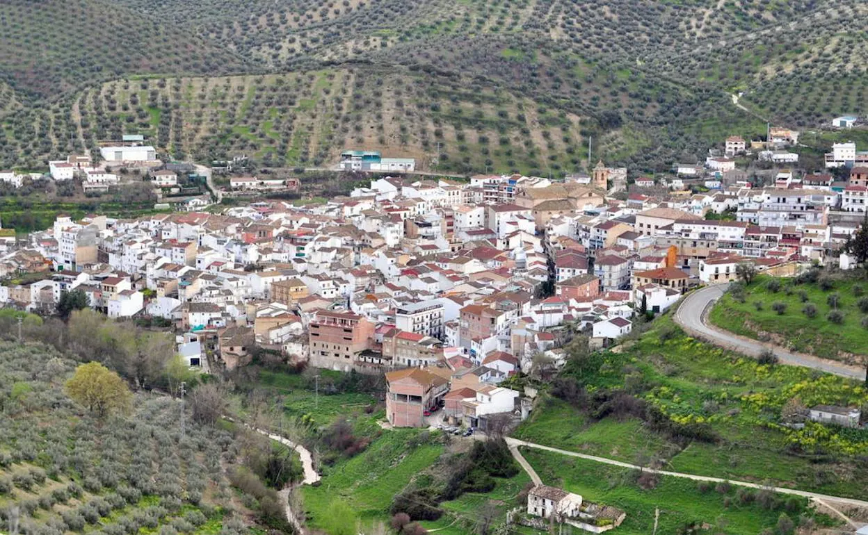 Vista de Algarinejo, donde ocurrieron los hechos. 