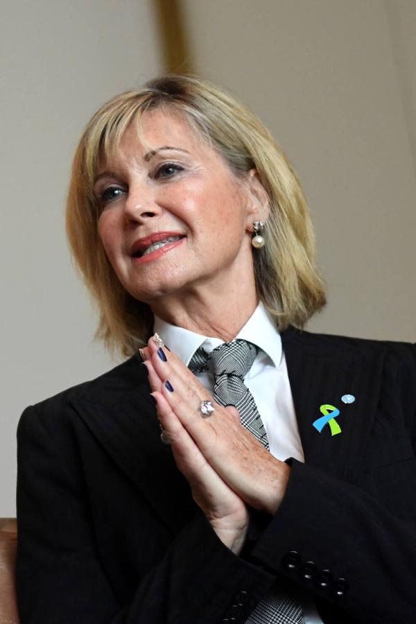 Durante una intervención ante el Parlamento de Australia, en Camberra.