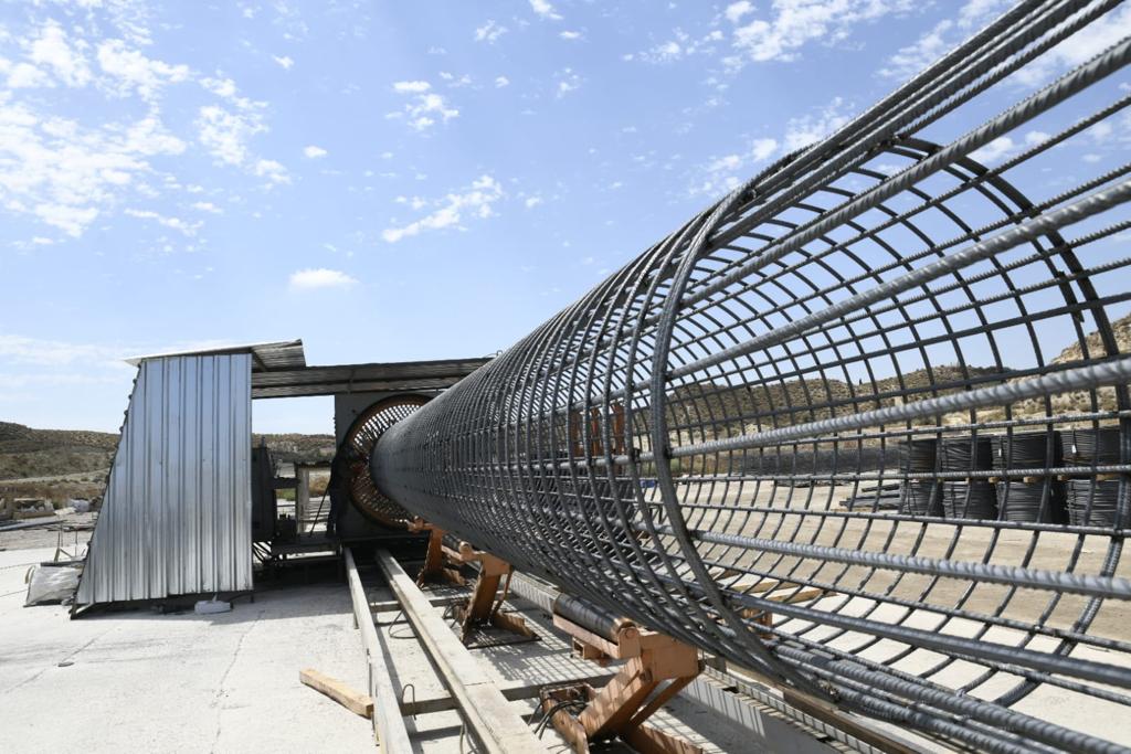 Las obras del AVE en Almería, previstas para su finalización en 2026.