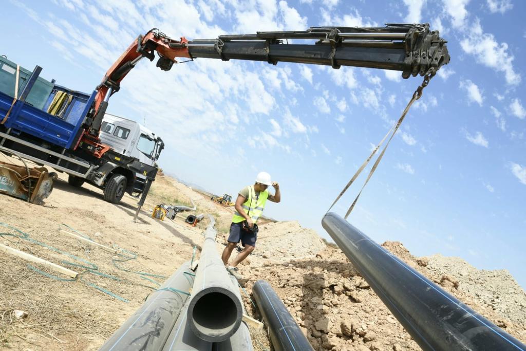 Las obras del AVE en Almería, previstas para su finalización en 2026.