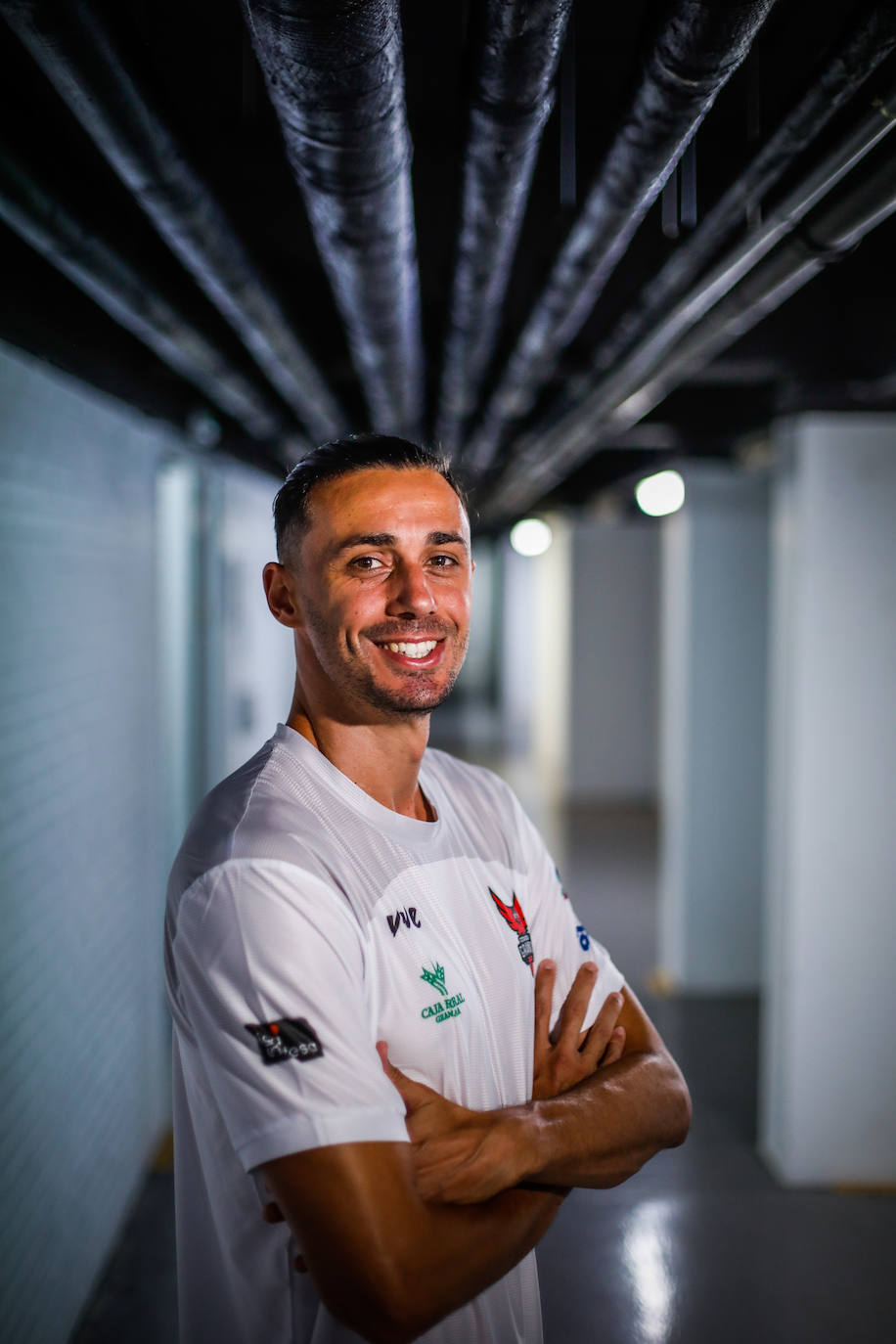 Pere Tomàs, sonriente en la vuelta al trabajo.